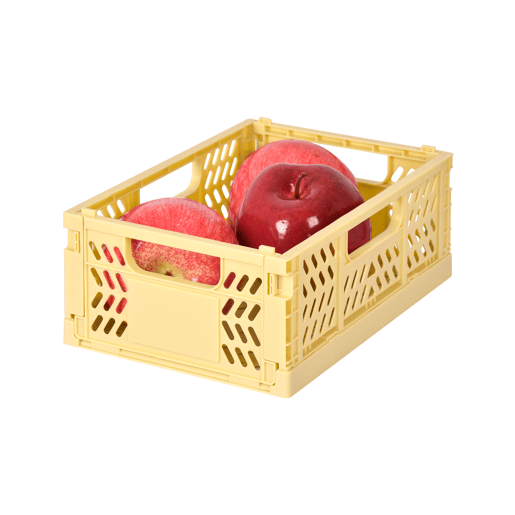 Caixa de plástico PLEGABLE II 8,5x21x14,5cm cor amarelo