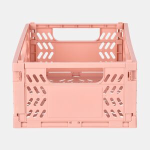 Caixa de plástico PLEGABLE II 12,3x29x21,3cm cor rosa