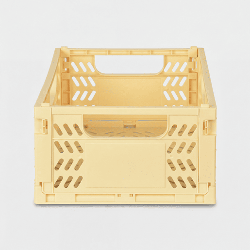 Caixa de plástico PLEGABLE II 12,3x29x21,3cm cor amarelo