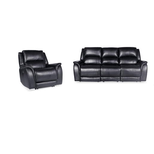 Sofá de 3 lugares NINFA relax elétrico cor preto Sofá de 3 lugares NINFA relax elétrico cor preto