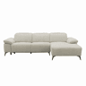 Chaise longue direita ANDY com relax elétrico cor bege