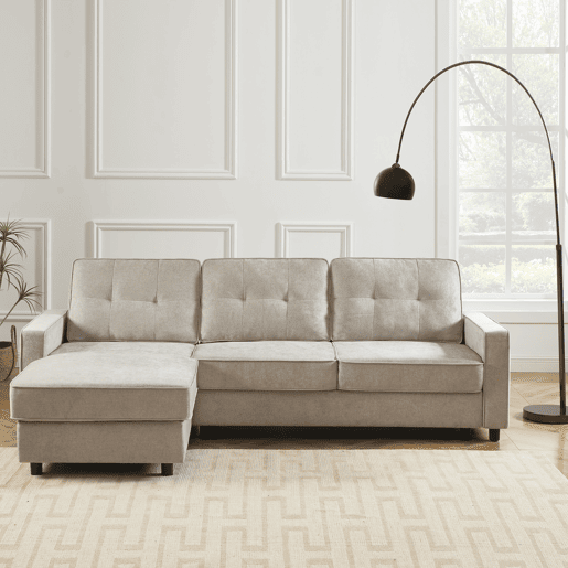 Chaise longue reversÃvel CIAN cor vison Chaise longue reversÃvel CIAN cor vison