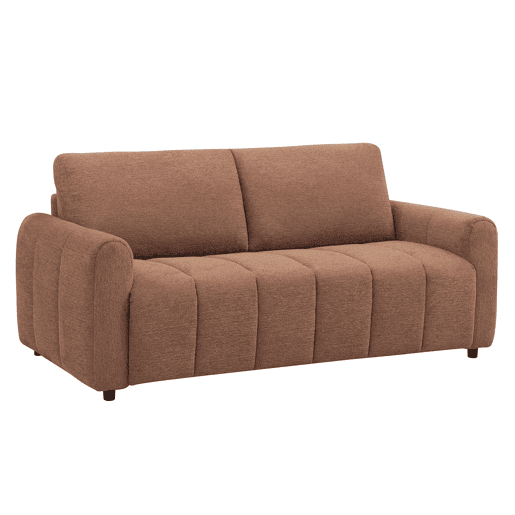 Sofá cama 3 lugares KUKY cor terracota