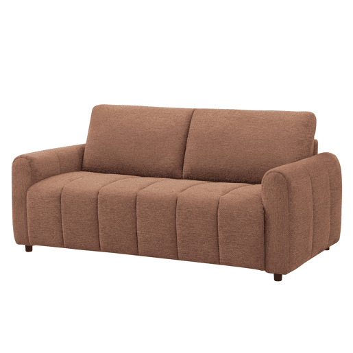 Sofá cama 3 lugares KUKY cor terracota