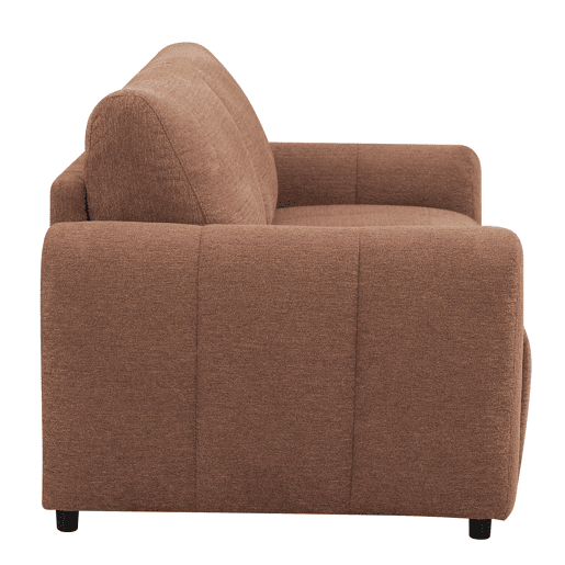 Sofá cama 3 lugares KUKY cor terracota