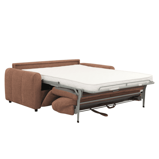 Sofá cama 3 lugares KUKY cor terracota