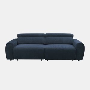 Sofá 3 lugares e 2 assentos deslizantes LOAN XL cor azul escuro