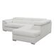 Rinconera con cama piel MAYA Rinconera con cama piel MAYA Blanco