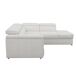 Rinconera con cama piel MAYA Rinconera con cama piel MAYA Blanco