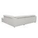 Rinconera con cama piel MAYA Rinconera con cama piel MAYA Blanco