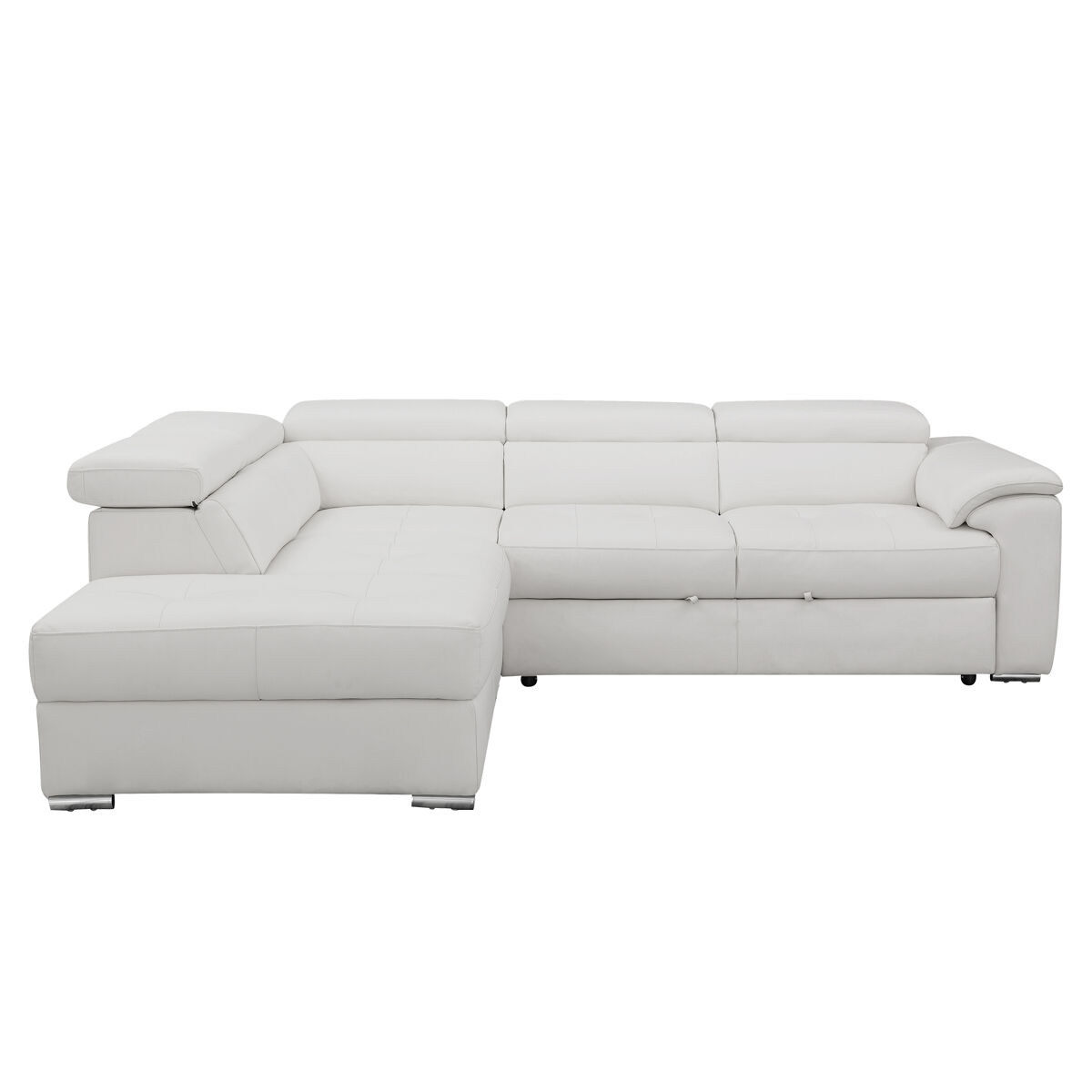 Rinconera con cama piel MAYA Negro