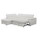 Rinconera con cama piel MAYA Rinconera con cama piel MAYA Blanco