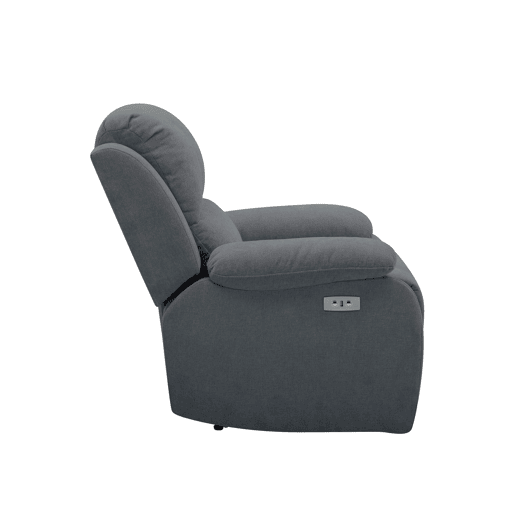 Cadeirão com relax elétrico RYAN cinza escuro Cadeirão com relax elétrico RYAN cinza escuro