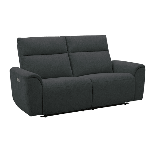 Sofá 3 lugares e 2 assentos relax elétricos TOBY cor cinza escuro Sofá 3 lugares e 2 assentos relax elétricos TOBY cor cinza escuro
