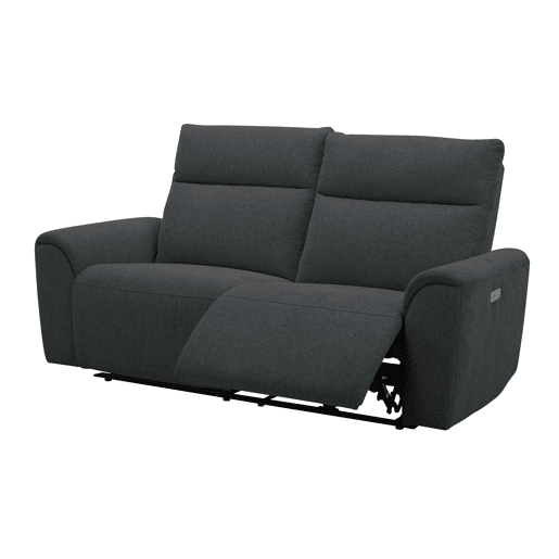 Sofá 3 lugares e 2 assentos relax elétricos TOBY cor cinza escuro Sofá 3 lugares e 2 assentos relax elétricos TOBY cor cinza escuro