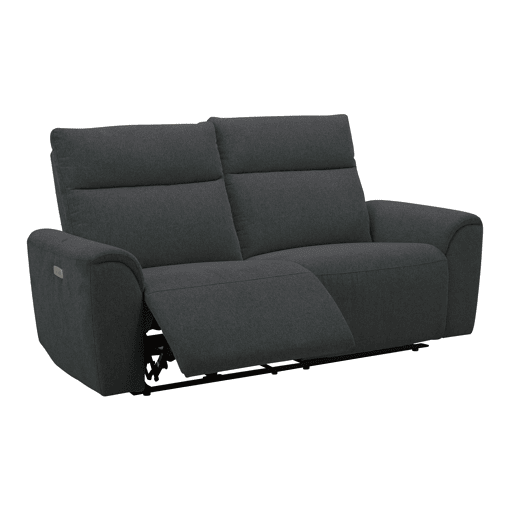 Sofá 3 lugares e 2 assentos relax elétricos TOBY cor cinza escuro Sofá 3 lugares e 2 assentos relax elétricos TOBY cor cinza escuro