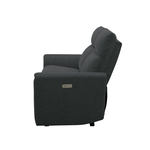 Sofá 3 lugares e 2 assentos relax elétricos TOBY cor cinza escuro Sofá 3 lugares e 2 assentos relax elétricos TOBY cor cinza escuro