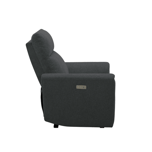 Cadeirão relax elétrico TOBY cor cinza escuro