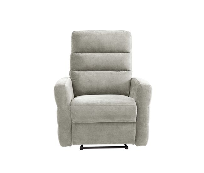 Sillón relax manual zeus color gris claro