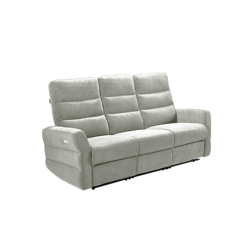 Sofá 3 lugares relax elétrico ZEUS cor cinza claro Sofá 3 lugares relax elétrico ZEUS cor cinza claro