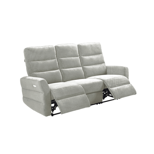 Sofá 3 lugares relax elétrico ZEUS cor cinza claro Sofá 3 lugares relax elétrico ZEUS cor cinza claro