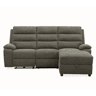 Chaise longue direita AMANDA relax elétrico cor vison