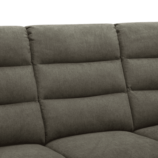 Chaise longue direita AMANDA relax elétrico cor vison