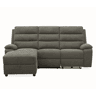 Chaise longue esquerda AMANDA relax elétrico cor vison