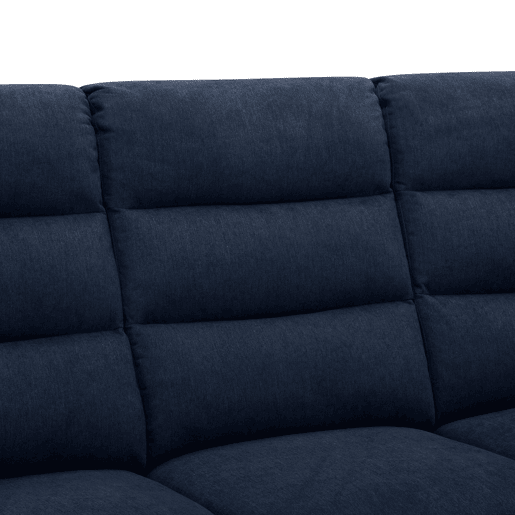 Chaise longue direita AMANDA relax elétrico cor azul