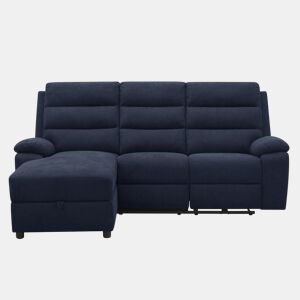 Chaise esquerda esquerda AMANDA relax elétrico cor azul