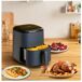 Freidora sin aceite MOULINEX EZ245B 5 litros Freidora sin aceite MOULINEX EZ245B 5 litros Negro