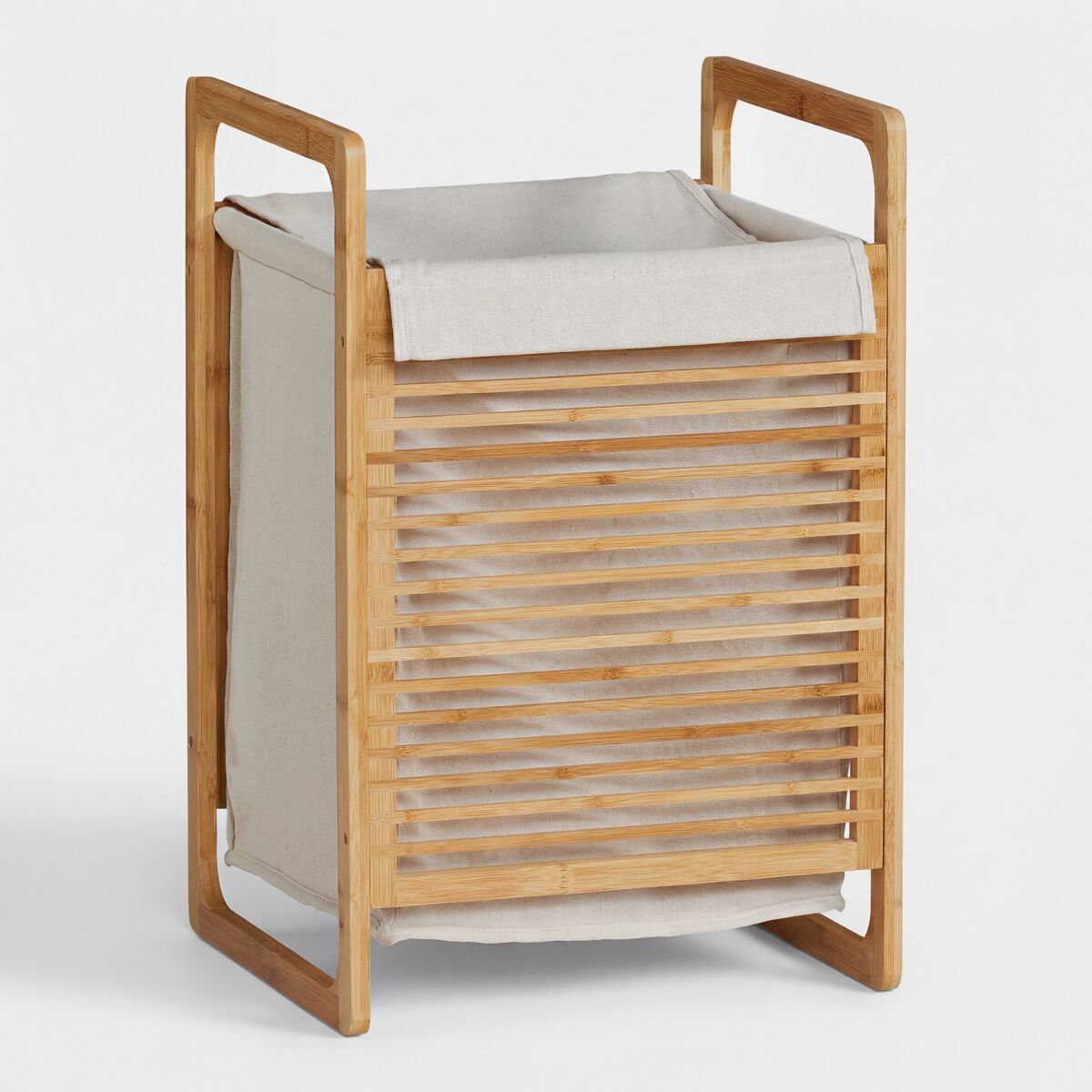 Cesto de ropa NAGOYA bamboo 60x40x35cm color natural