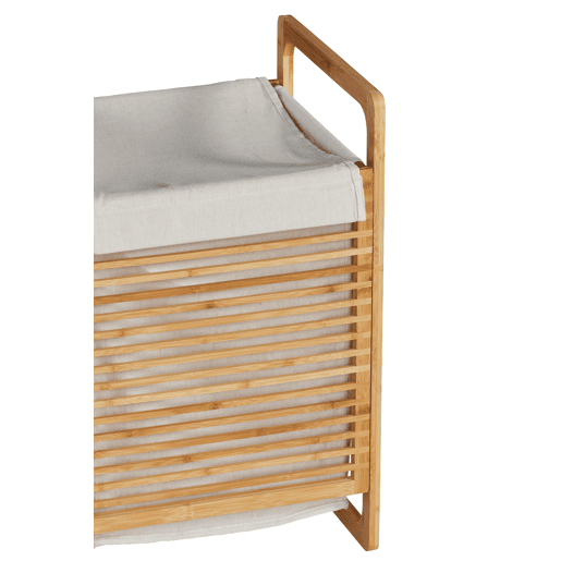 Cesto de roupa NAGOYA bambu 60x40x35cm cor natural Cesto de roupa NAGOYA bambu 60x40x35cm cor natural