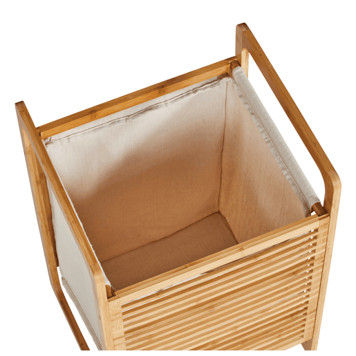 Cesto de roupa NAGOYA bambu 60x40x35cm cor natural Cesto de roupa NAGOYA bambu 60x40x35cm cor natural