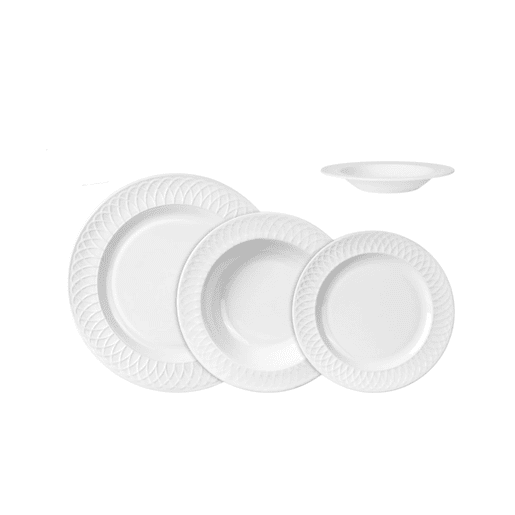 Serviço de loiça OPAL 12 peças marca ALFARES Serviço de loiça OPAL 12 peças marca ALFARES
