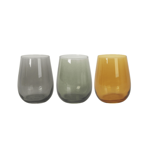 Conjunto de 4 copos NATUR CORAL 360cc marca LA MEDITERRANEA