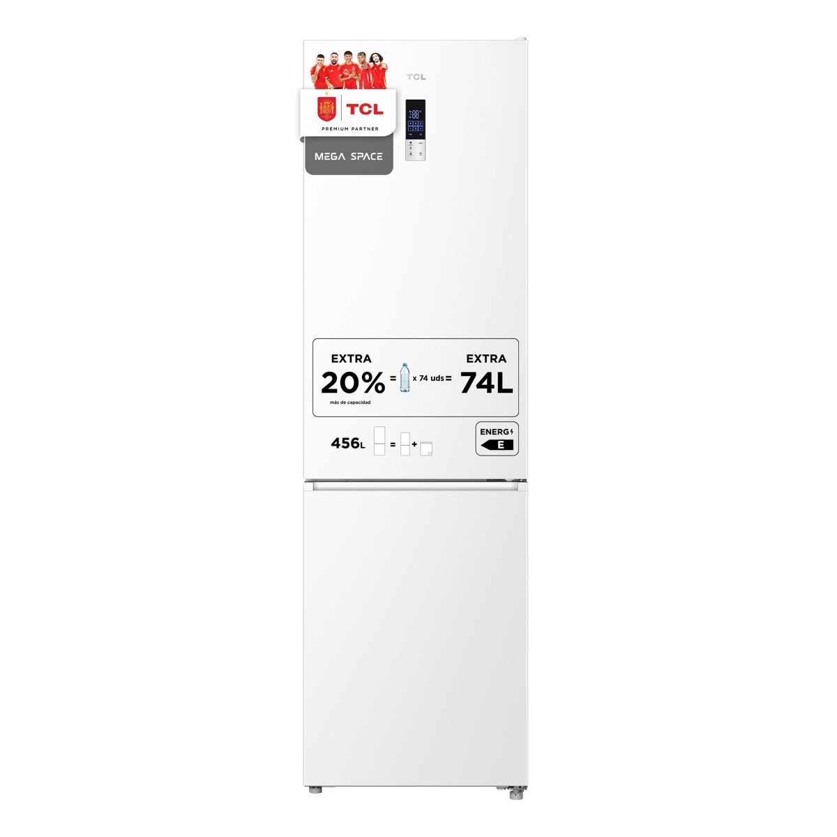 Combi 2,01 metros 456 litros No Frost TCL RP456BWE1EU