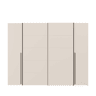 Roupeiro SAND 210x270cm 2 portas de bater e 2 portas de correr bege