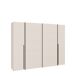 Armario SAND 210x270cm 2 puertas batientes y 2 puertas correderas Armario SAND 210x270cm 2 puertas batientes y 2 puertas correderas Beige