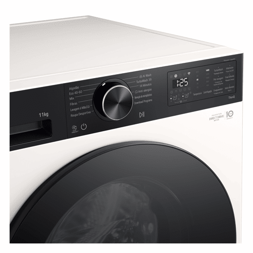 Máquina lavar roupa LG F4X5511THB 11kg 1400 RPM