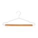 Set de 3 perchas WOOD metal y madera 20x42x1,2cm Set de 3 perchas WOOD metal y madera 20x42x1,2cm Blanco
