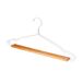 Set de 3 perchas WOOD metal y madera 20x42x1,2cm Set de 3 perchas WOOD metal y madera 20x42x1,2cm Blanco