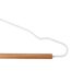 Set de 3 perchas WOOD metal y madera 20x42x1,2cm Set de 3 perchas WOOD metal y madera 20x42x1,2cm Blanco