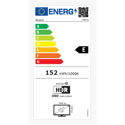 TV 98 polegadas HISENSE 98E7Q Smart TV QLED TV 98 polegadas HISENSE 98E7Q Smart TV QLED