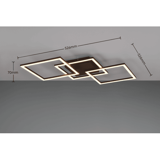 Plafon LED TRAIL 30W 74,2cm marca REALITY