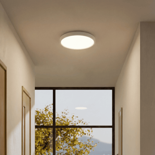 Plafon LED JOKO 18W 29cm cor branco marca REALITY