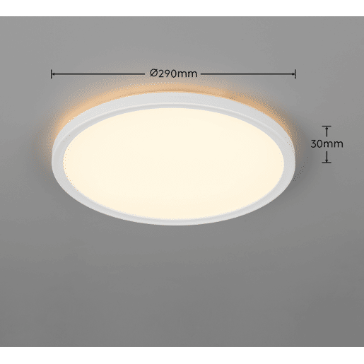 Plafon LED JOKO 18W 29cm cor preto marca REALITY