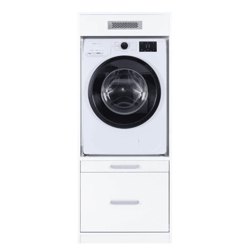Módulo médio STIL para máquina da roupa 1 gaveta 67x164cm branco