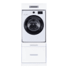 Módulo médio STIL para máquina da roupa 1 gaveta 67x164cm branco