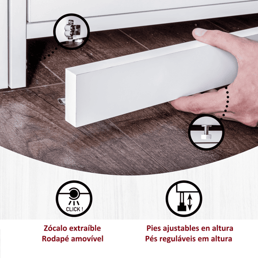 Módulo alto STIL para aplicação 67x208cm branco Módulo alto STIL para aplicação 67x208cm branco